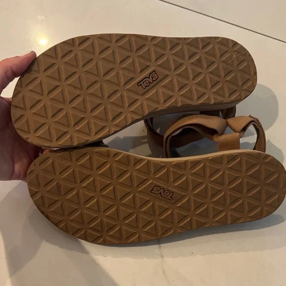 Teva Tan Strappy Sandals- Sand Dune - Picture 4 of 5